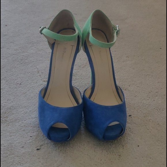 BCBGeneration SIZE 7.5 Colour Block Heels - Picture 1 of 3